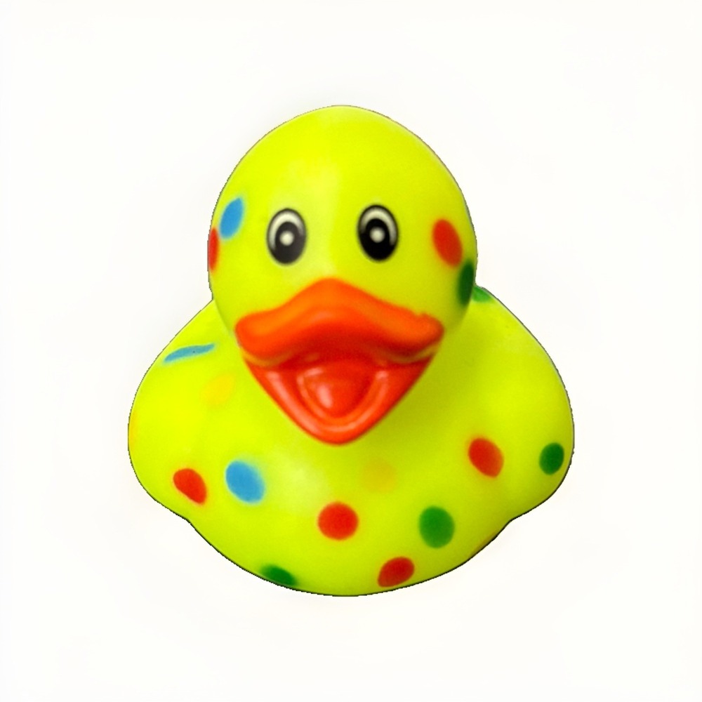 Rubber Duck Polka Dot Ducking Jeep 2"